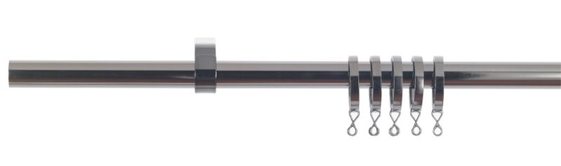 Colours Collection by BandQ Nickel Curtain Pole