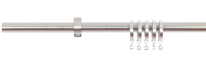 Colours Metal Curtain Pole in Stain Nickel Effect