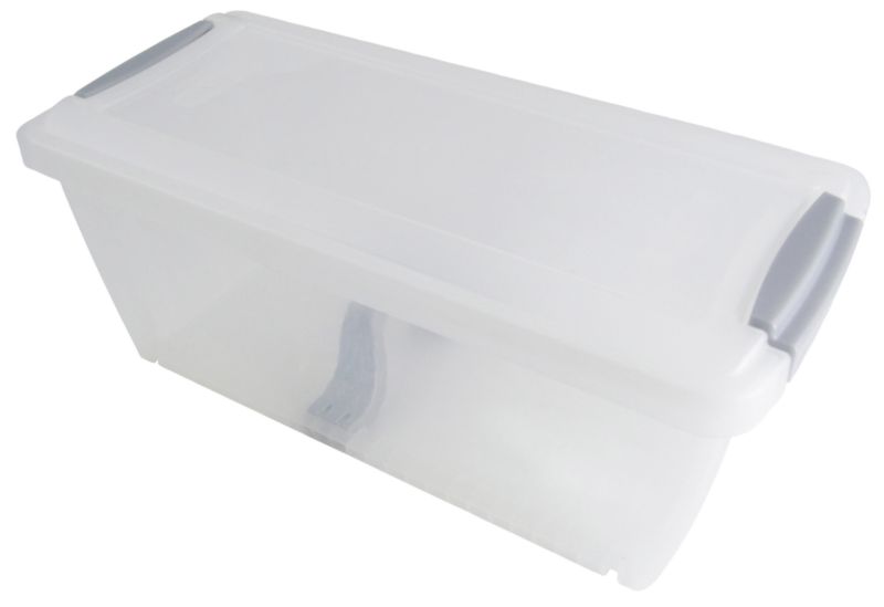 BandQ Core Media Box Includes Lid Clear Small