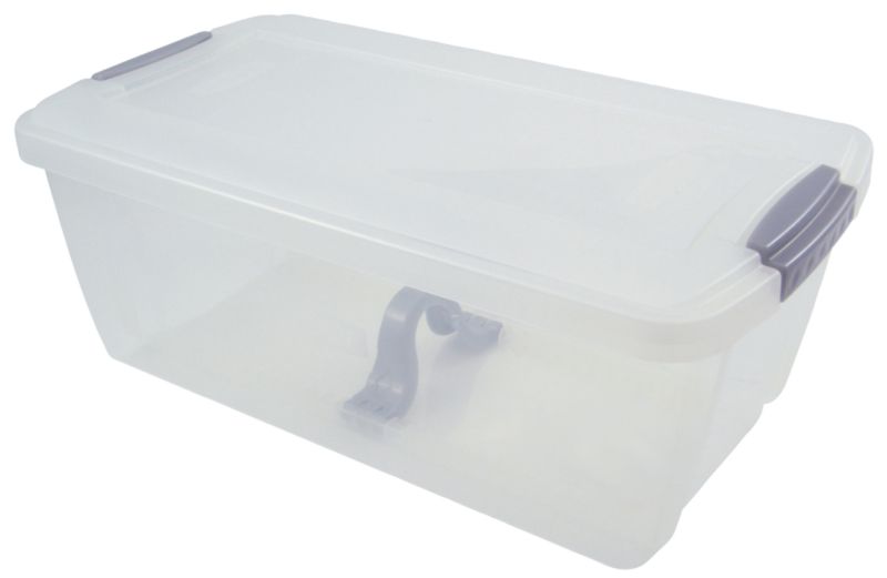 BandQ Core Media Box (Includes Lid) Clear Large