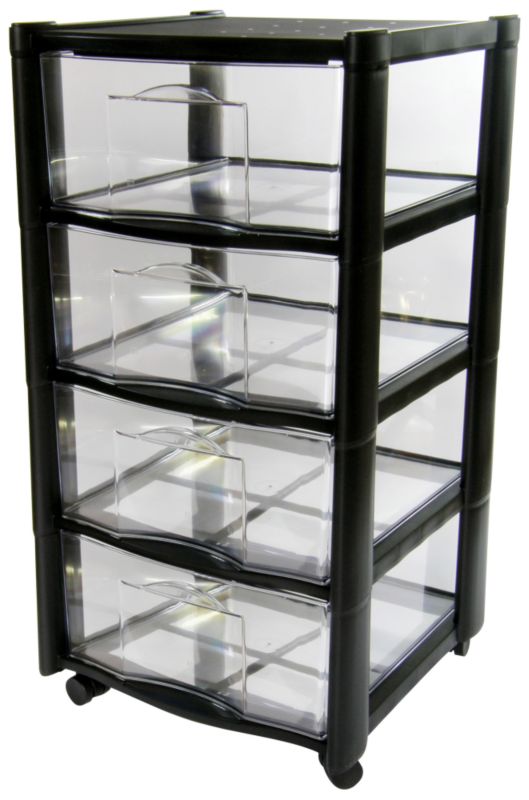 BandQ Core Vision Tower 4 Drawer (Includes Lid)