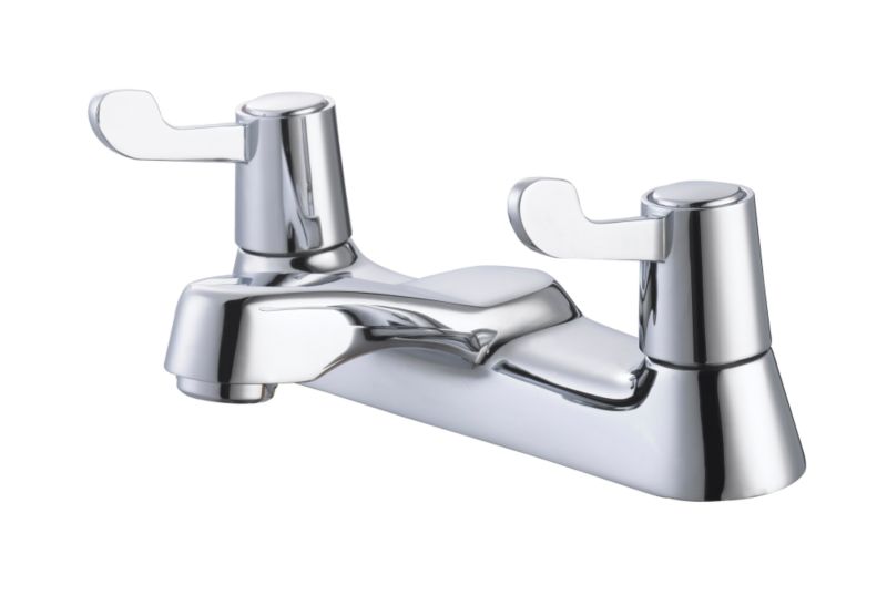 Amber Bath Filler Chrome Effect