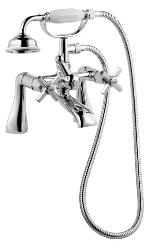 BandQ Deco Bath Shower Mixer Chrome