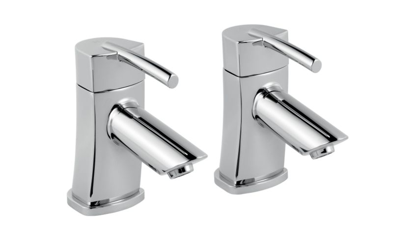 BandQ Axis Bath Taps Chrome