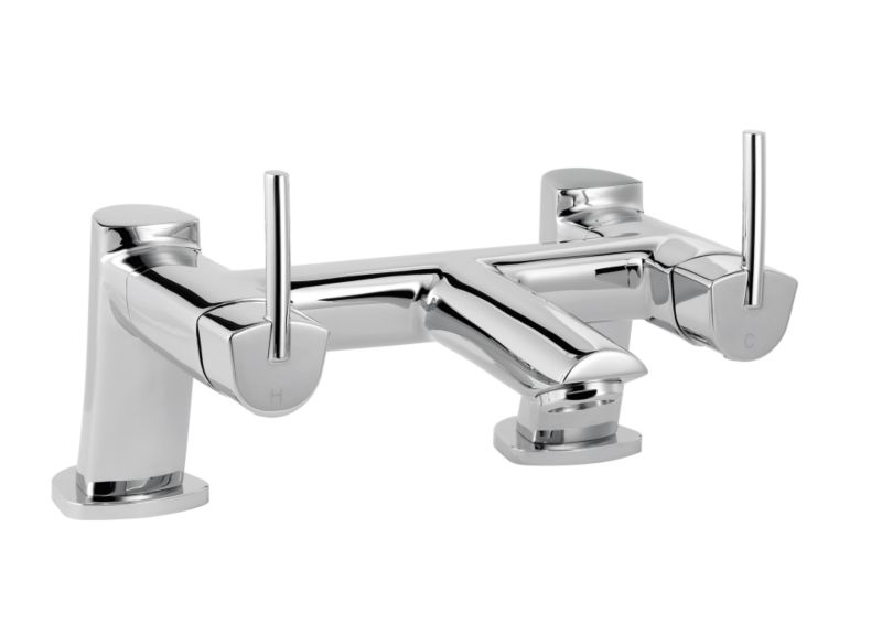 BandQ Axis Bath Filler Chrome