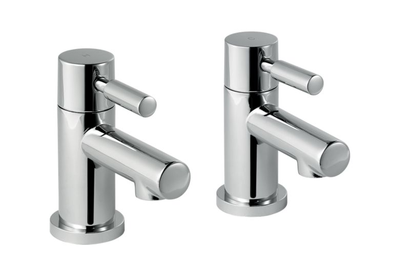 BandQ Cirque Bath Taps Chrome