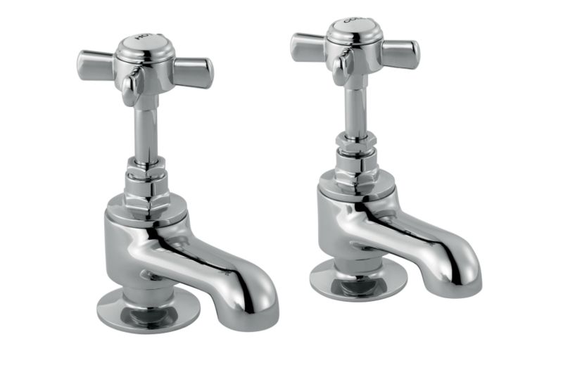 BandQ Classic Bath Taps Chrome