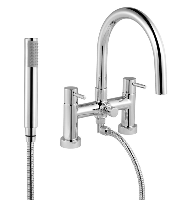 BandQ Minima Bath Shower Mixer Chrome