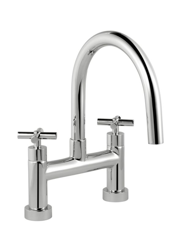 Quattre Bath Filler Chrome