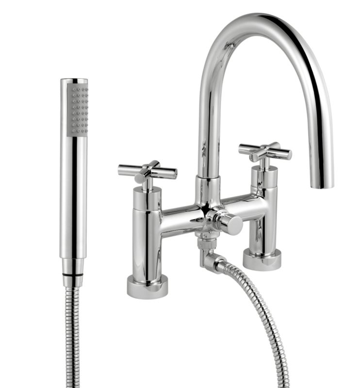 Unbranded Quattre Bath Shower Mixer Chrome