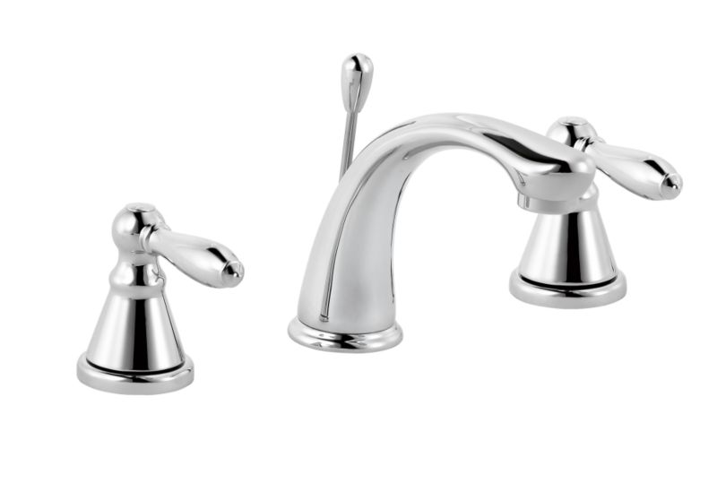 Unbranded Timeless 3 Tap Hole Basin Mixer Chrome Effect