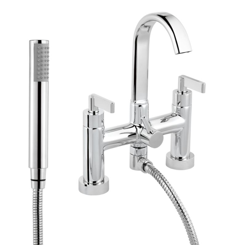 BandQ Select Fusion Bath Shower Mixer Chrome