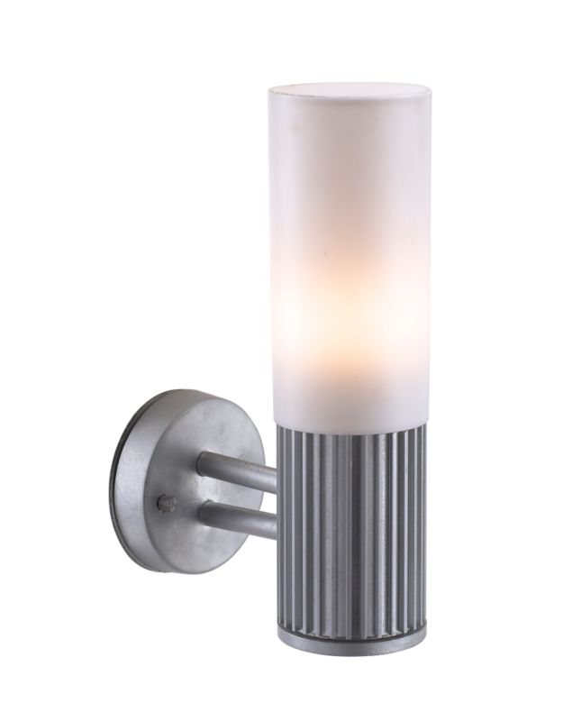 Lights By BandQ Litto Ribbed Wall Light Satin