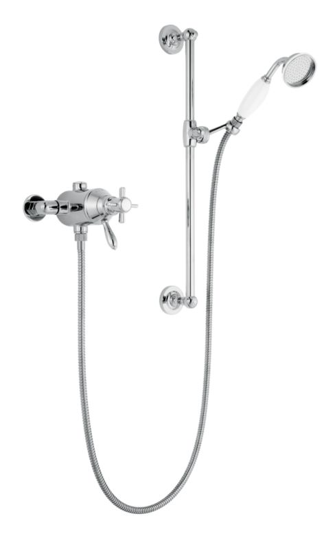 Classic Mixer Shower Kit Chrome