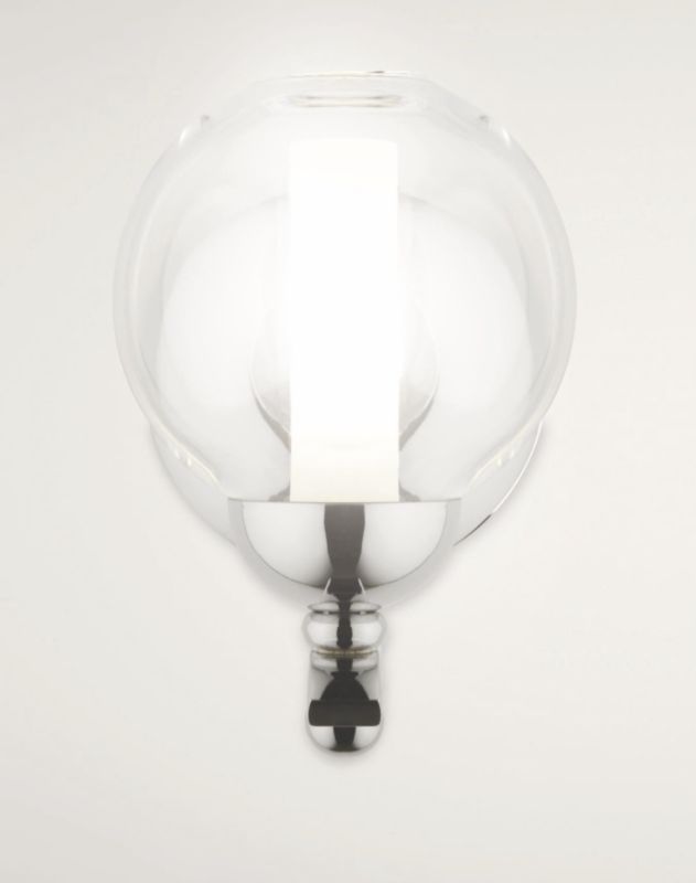 Giselle Single Wall Light with Clear