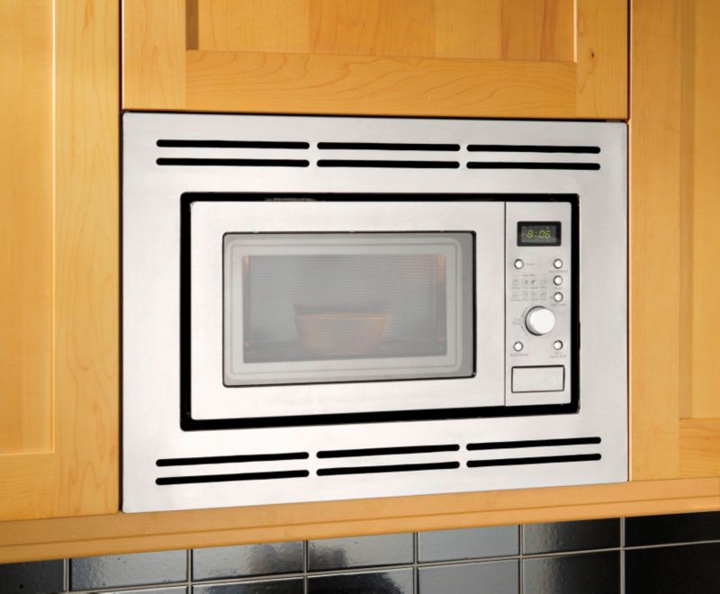Built In Wall Cabinet Microwave MUMW17SS With Trim Kit Stainless Steel