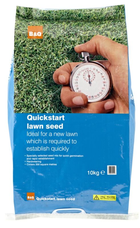 BandQ Quickstart Lawn Seed 10kg