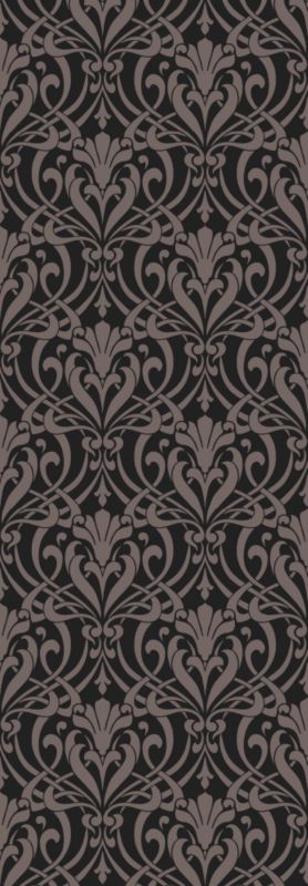 Colours by BandQ Nouveau Wallcovering Black and