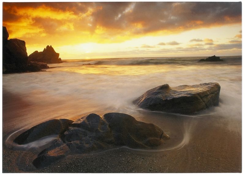 Colours by BandQ Rocks Printed Canvas H 50cm x W 70 cm
