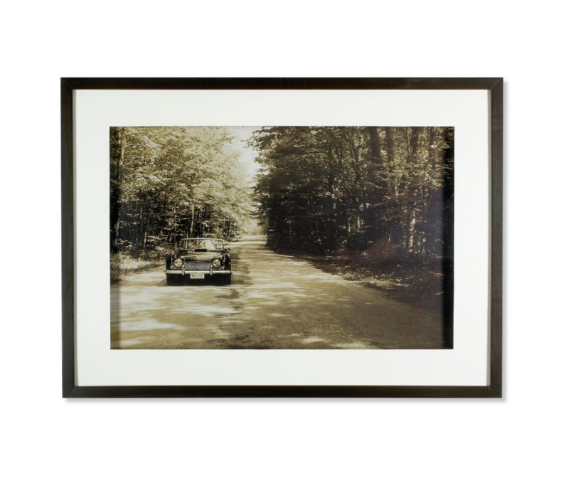 Country Drive Framed Print (H) 53cm x (W) 73 cm