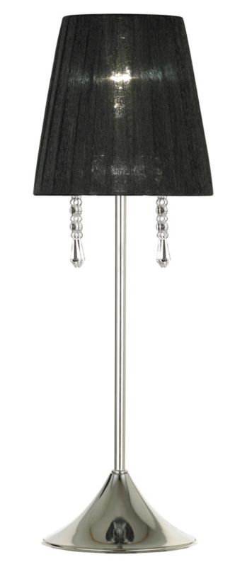 Lights by B&Q Compton Complete Table Lamp Chrome Finish