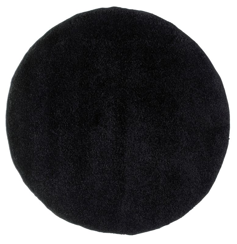 Town & Country Rug Sandringham Round Black (L)120cm x (W)120cm