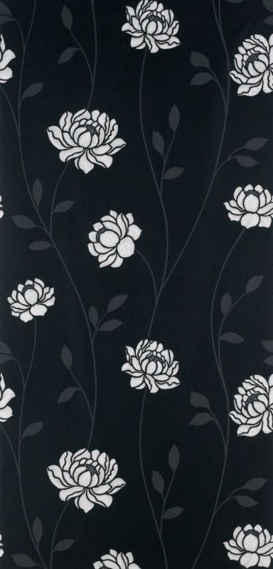 Colours by BandQ Sienna Wallcovering Black and