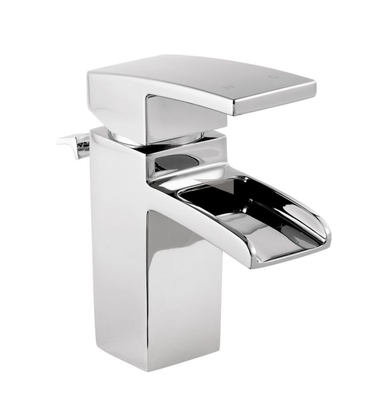 Aqua Fresca Cascade Basin Mixer Chrome Effect