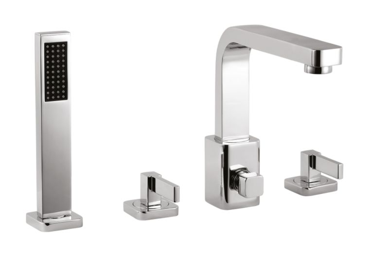 Aqua Fresca Illumini Bath Shower Mixer Chrome Effect