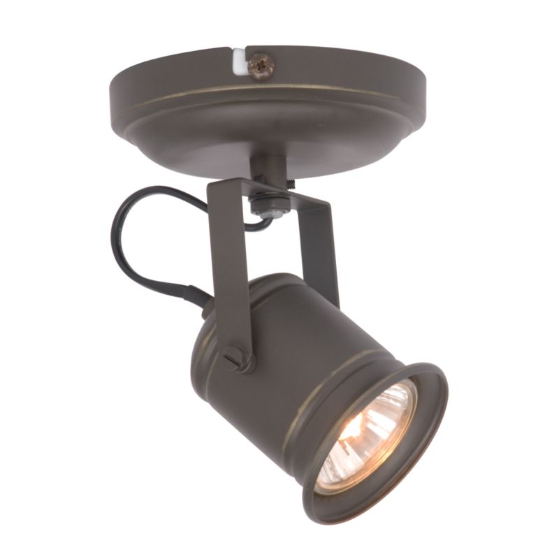 B&Q Crieff 1 Light Spotlight Antiqued Bronzed Effect