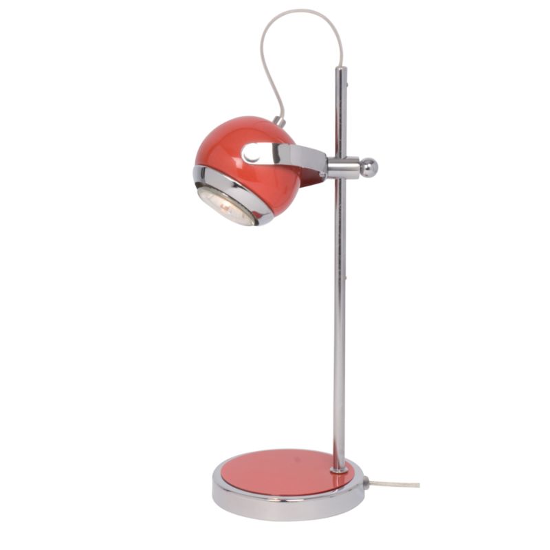 B&Q Iggy Retro Task Lamp Red Gloss