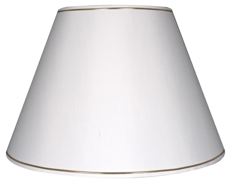 Lights by B&Q Coolie Shade Dupion Cream