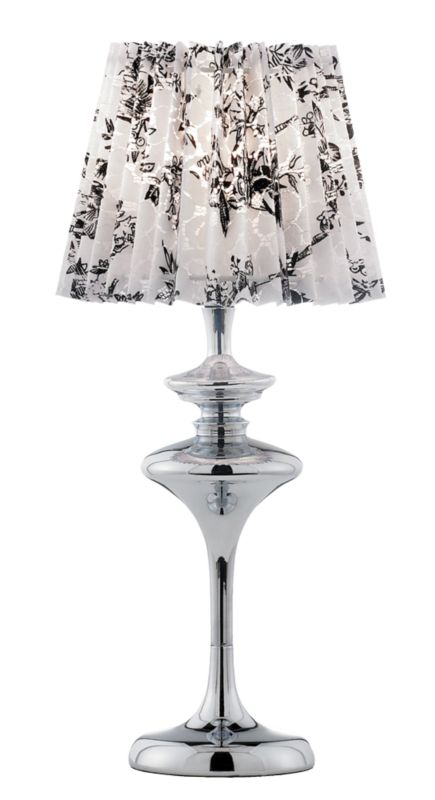 Lights by BandQ Domino Mini Table Lamp Silver