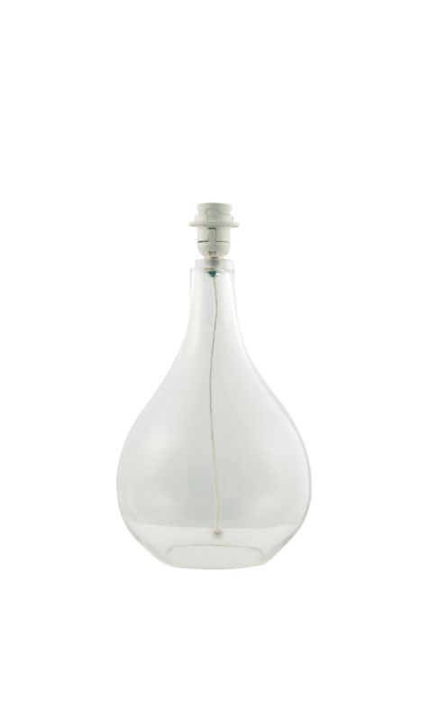 BandQ Jamila Clear Glass Table Lamp Base