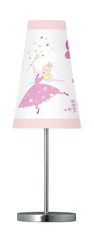 Lights by BandQ Kids Fairies Bedside Lamp Pink Multi