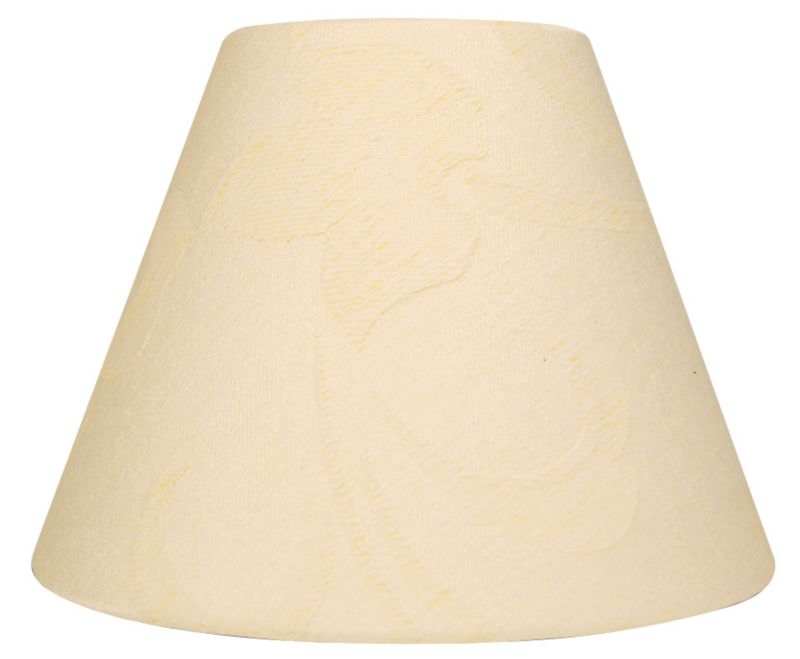 Lights by BampQ Belgravia Jaquard Damask Candle Shade Cream