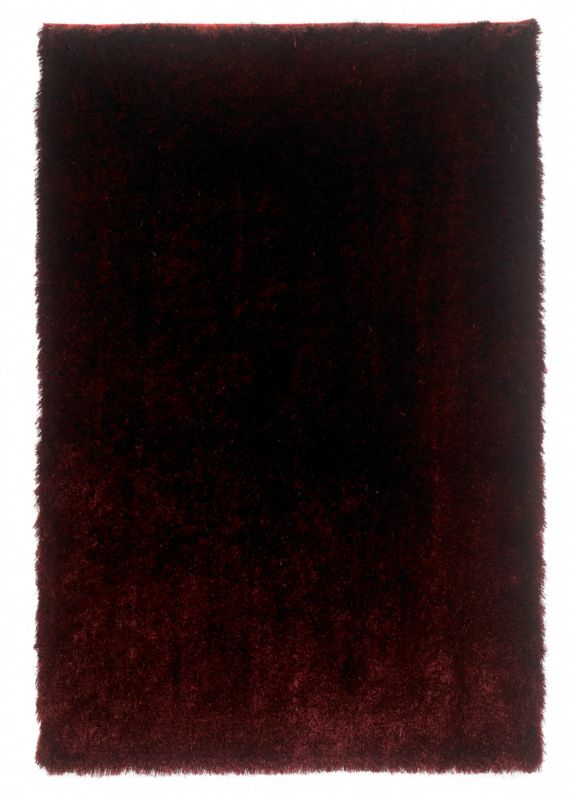 Elegance Fine Shaggy Rug Burgundy (W) 120 x (L) 170cm