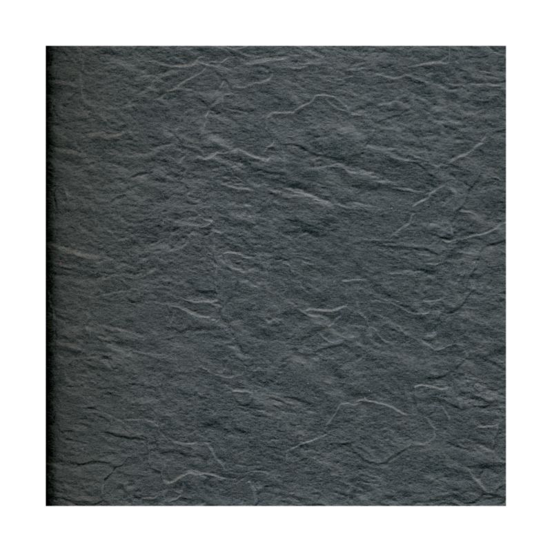 B&Q Self Adhesive Vinyl Tile Charcoal Slate Effect (W) 305 x (L) 305mm Pack Of 6