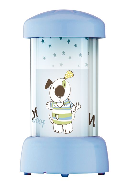 Lights by BandQ Kids Woof Carousel Lamp Blue Multi