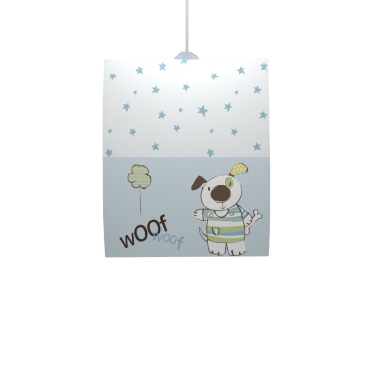Lights by BandQ Woof Pendant Blue Multi