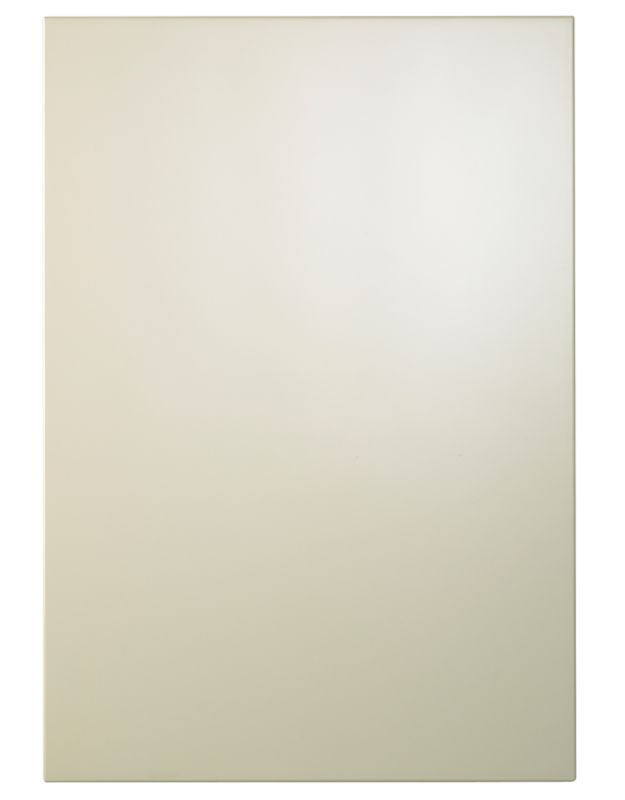 Cooke and Lewis Kitchens Cooke and Lewis High Gloss Cream Pack B Standard Door 500mm