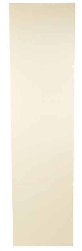 Cooke and Lewis High Gloss Cream Clad On Tall Panel (H)2280 x (W)594 x (D) 22mm