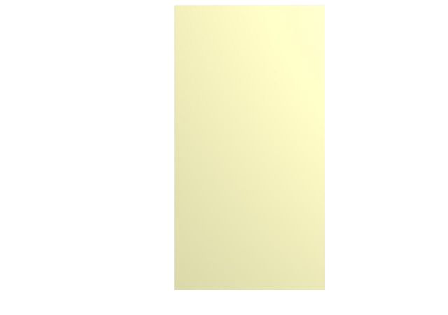 Cooke and Lewis Kitchens Cooke and Lewis High Gloss Cream Pack CC Diagonal Corner Door (H)720 x (W)381mm