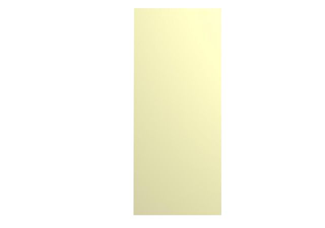 Cooke and Lewis Kitchens Cooke and Lewis High Gloss Cream Pack CC1 Tall Diagonal Corner Door (H)900 x (W)381mm
