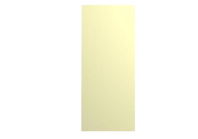Cooke and Lewis High Gloss Cream Pack CC1 Tall Diagonal Corner Door (H)900 x (W)381mm