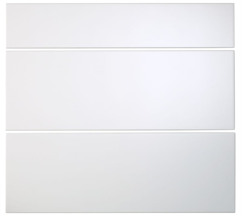 Cooke and Lewis Kitchens Cooke and Lewis High Gloss White Pack T Drawer Fronts 800mm