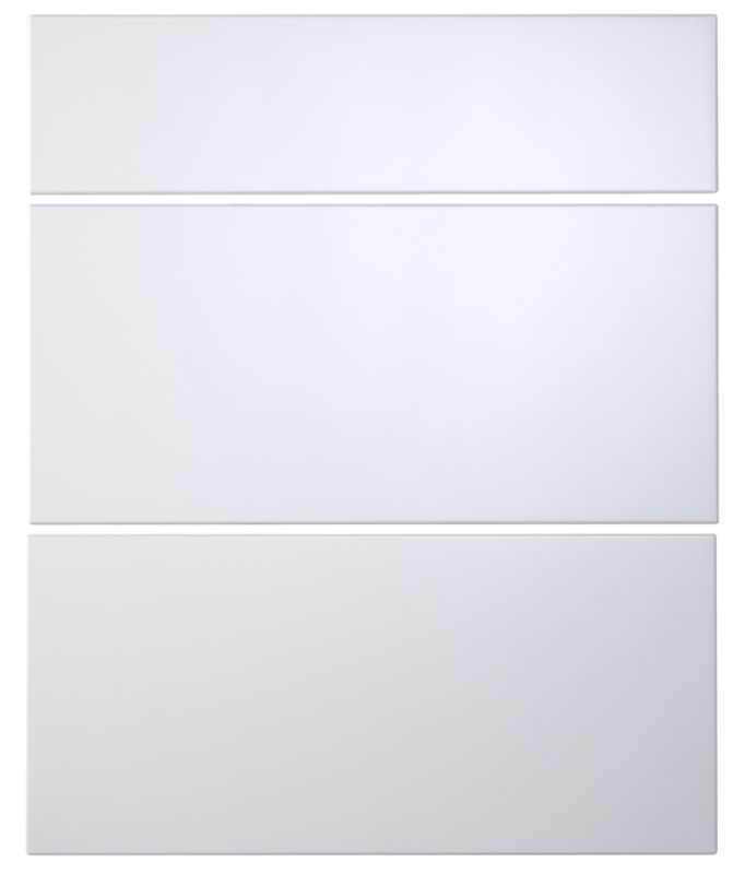 Cooke and Lewis Kitchens Cooke and Lewis High Gloss White Pack Y Tall Drawer Fronts 600mm