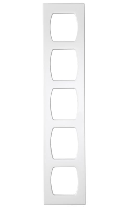 Cooke and Lewis High Gloss White Pack OP5 Wine Rack Frame 150mm