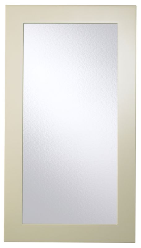 Cooke and Lewis Kitchens Cooke and Lewis High Gloss Cream Pack G1 Tall Glazed Door 500mm