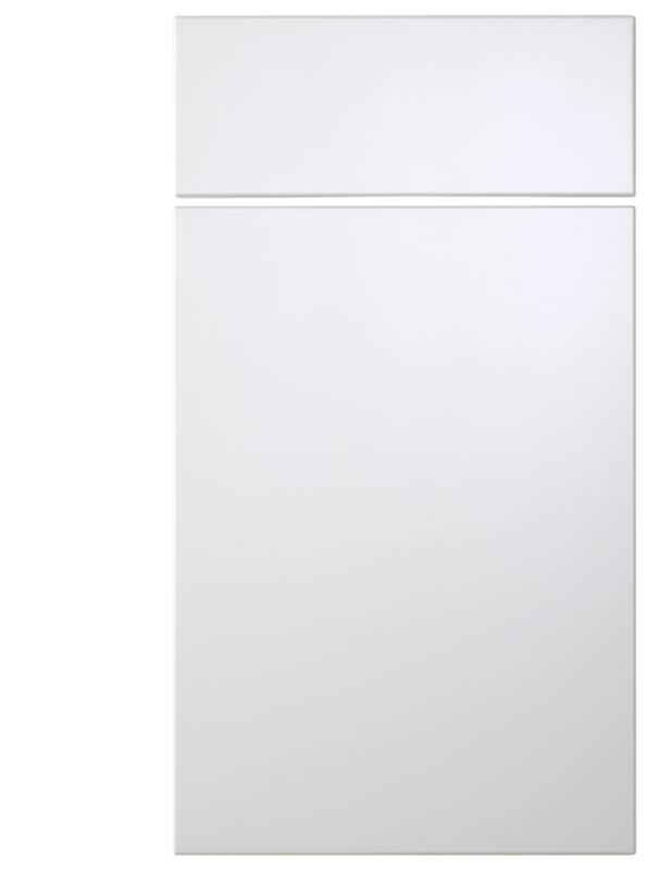 Cooke and Lewis Kitchens Cooke and Lewis High Gloss White Pack P Drawerline and Drawer Front 400mm